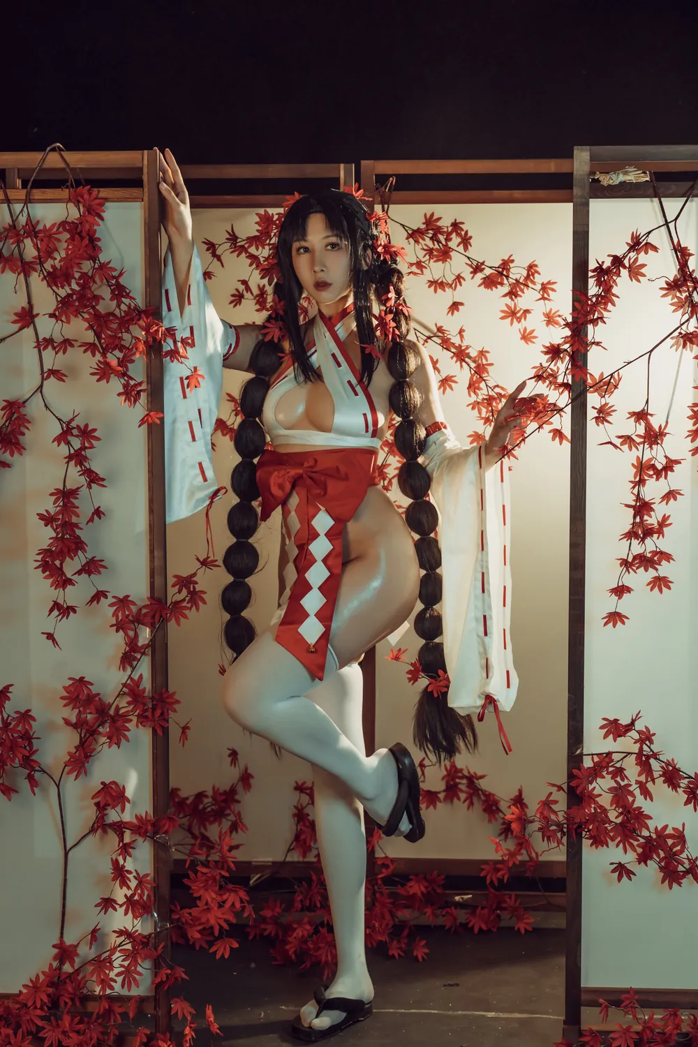 云溪溪-奶桃-巫女[43P-425MB]-趣味社