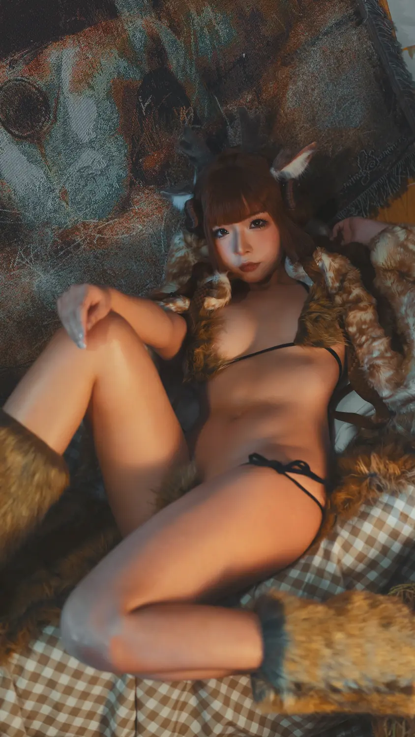 yuuhui玉汇(Kokuhui)-圣诞麋鹿兽耳[110P1V-1.2GB]-趣味社