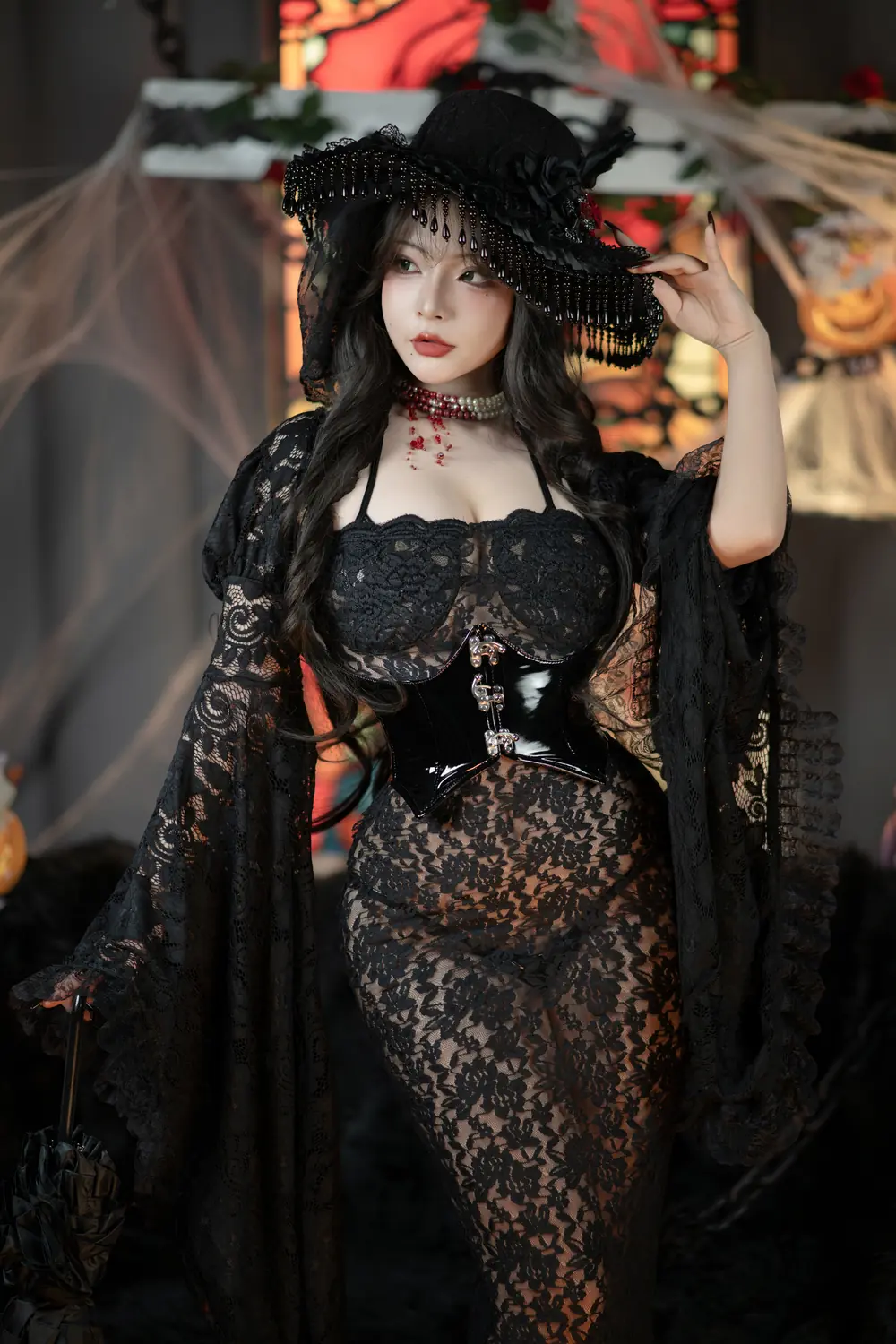 yuuhui玉汇(Kokuhui)-万圣节特辑-魔女狂欢夜[133P1V-950MB]-趣味社