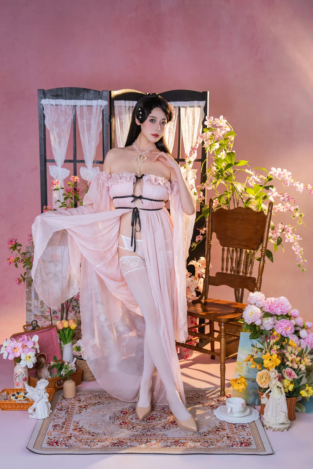 奈汐酱nice-粉红茶事[79P-2.23GB]-趣味社