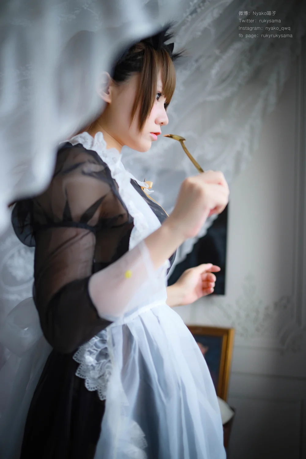 Nyako喵子 NO.023 透明女仆[50P-129MB]-趣味社