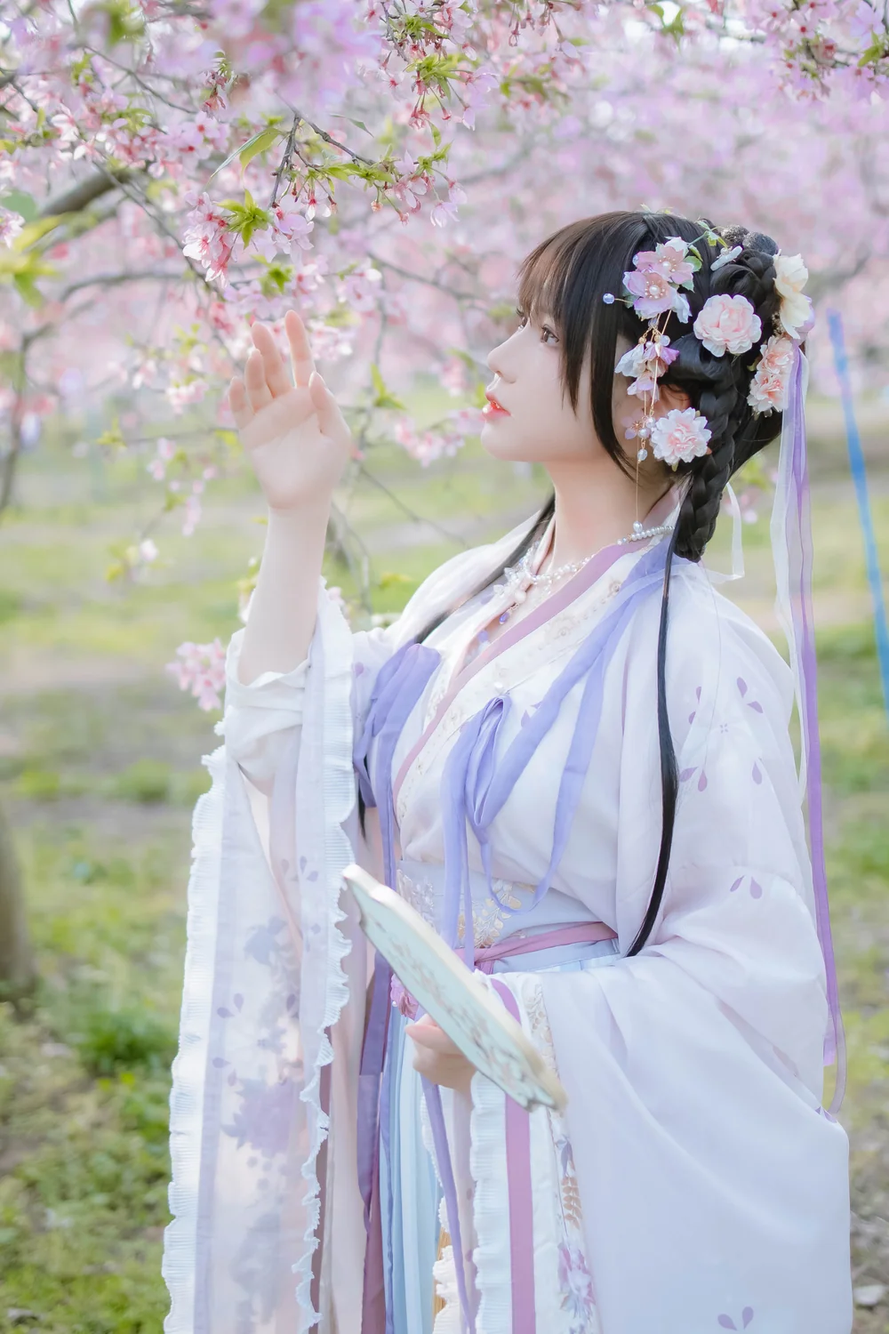 Nyako喵子 NO.035 樱花汉服 花神祈愿[52P-241MB]-趣味社