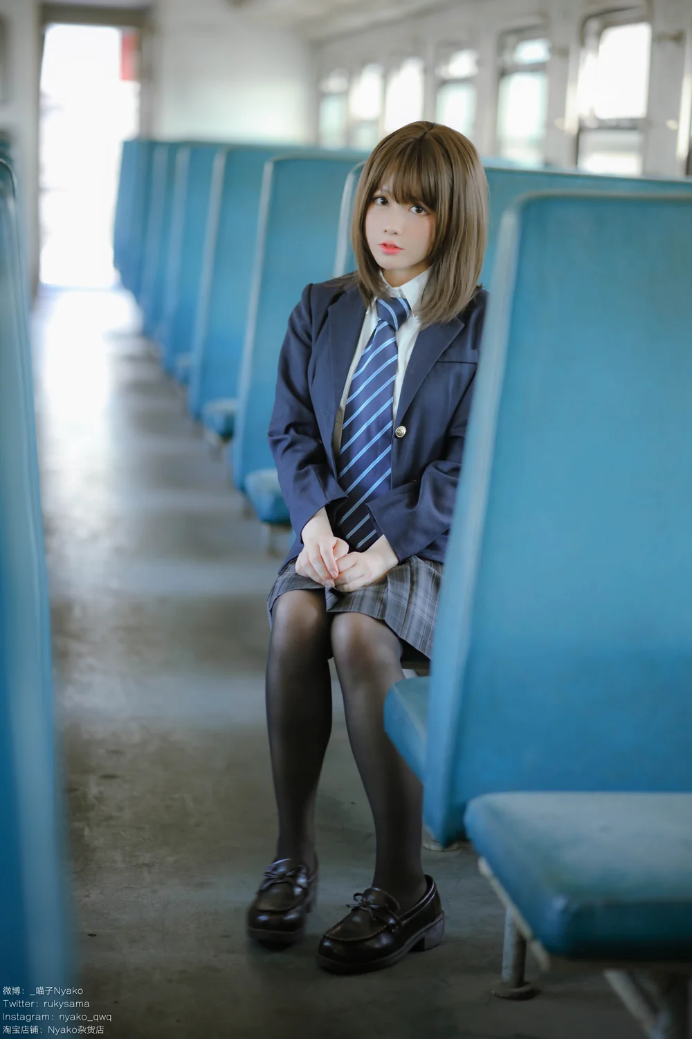 Nyako喵子 NO.037 痴·女子校生2 火车jk[80P1V-884MB]-趣味社