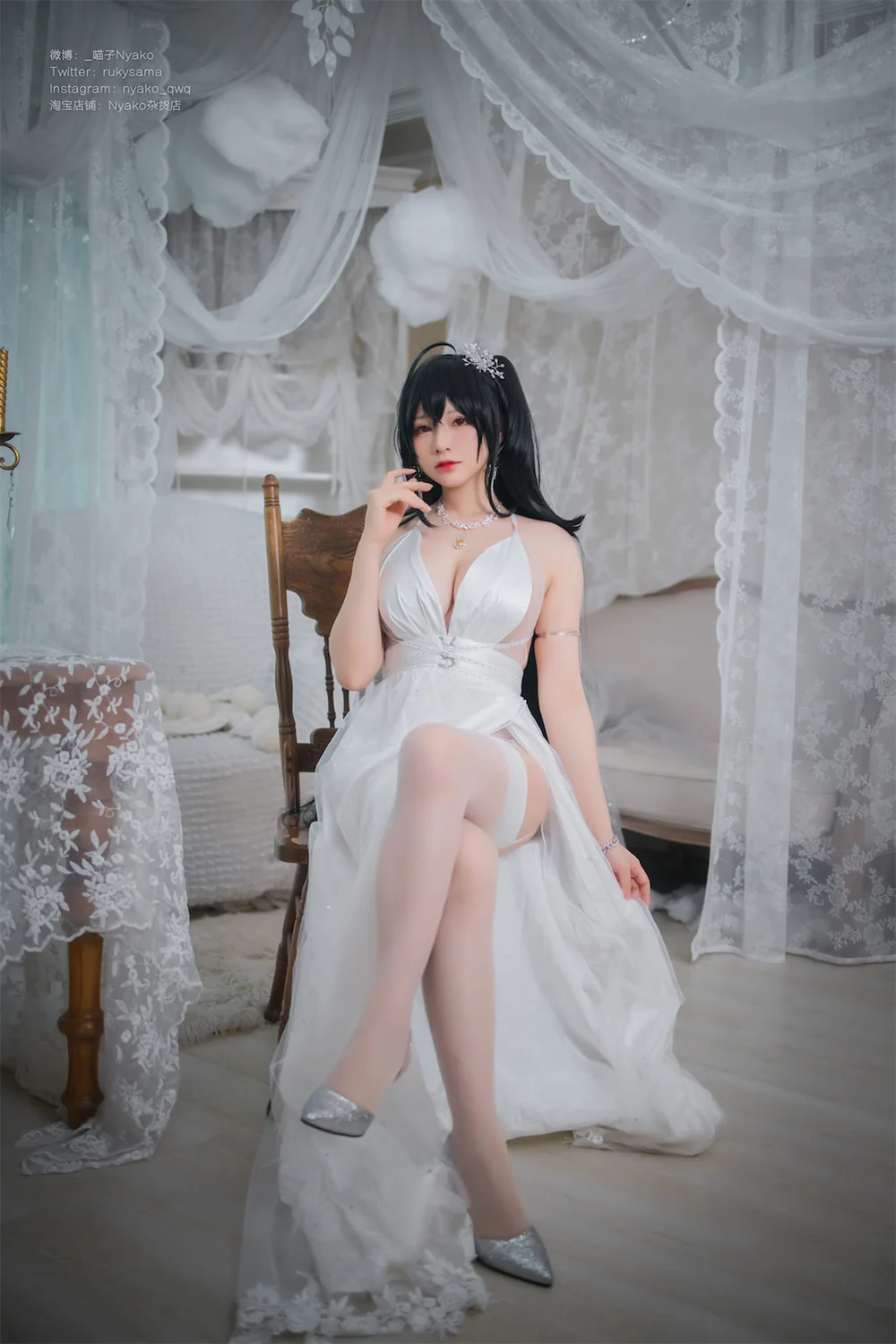 Nyako喵子 NO.042 大凤纯白婚纱[65P-235MB]-趣味社