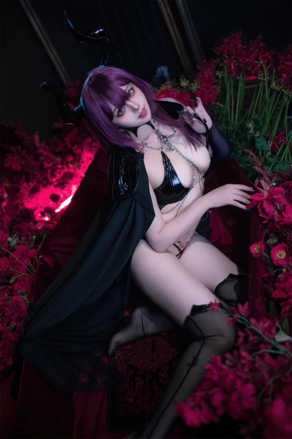Natsuko夏夏子 NO.042 碧蓝航线 德文郡魅魔[92P6V-1.06GB]-趣味社
