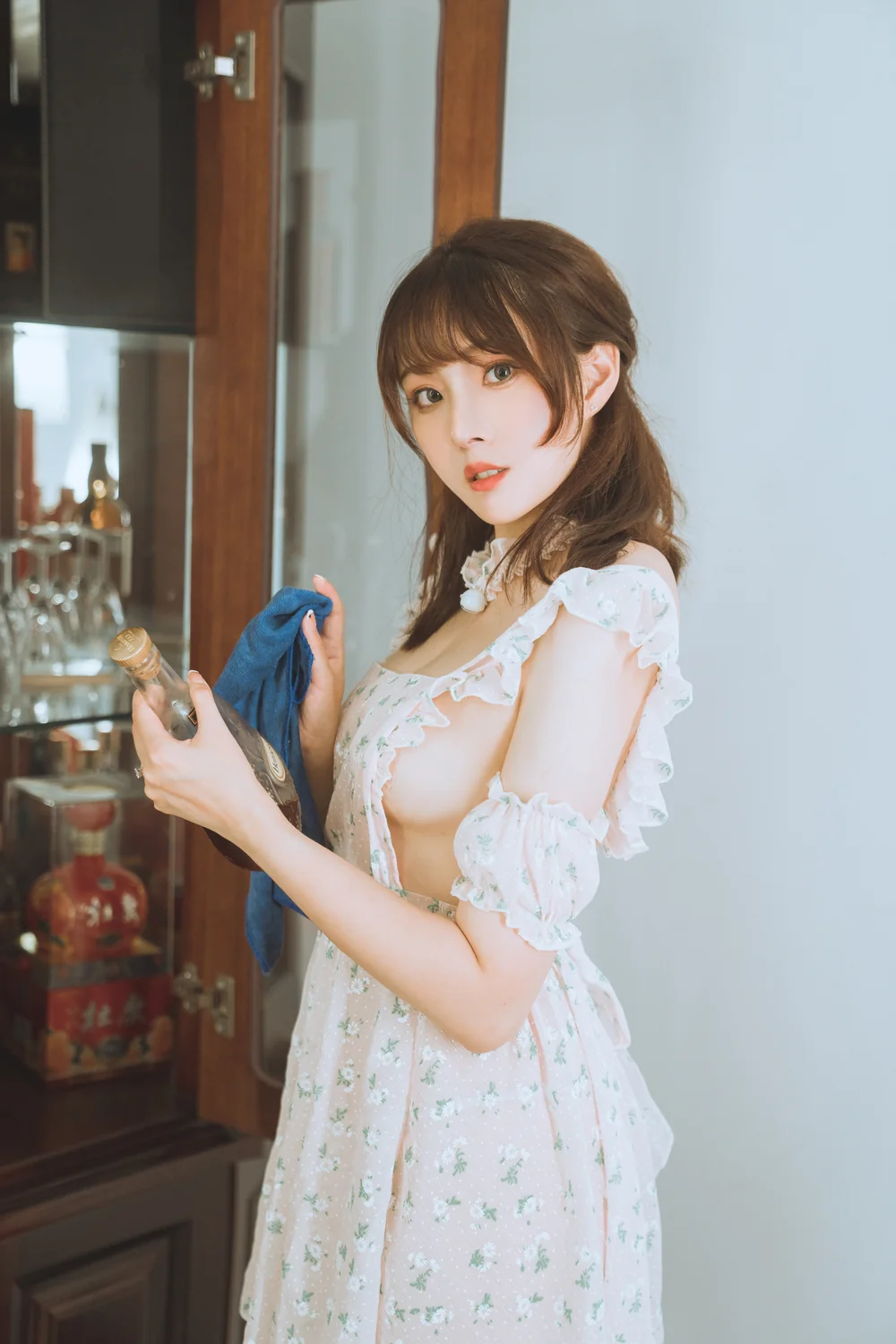Natsuko夏夏子 NO.075 碎花围裙[55P-424MB]-趣味社