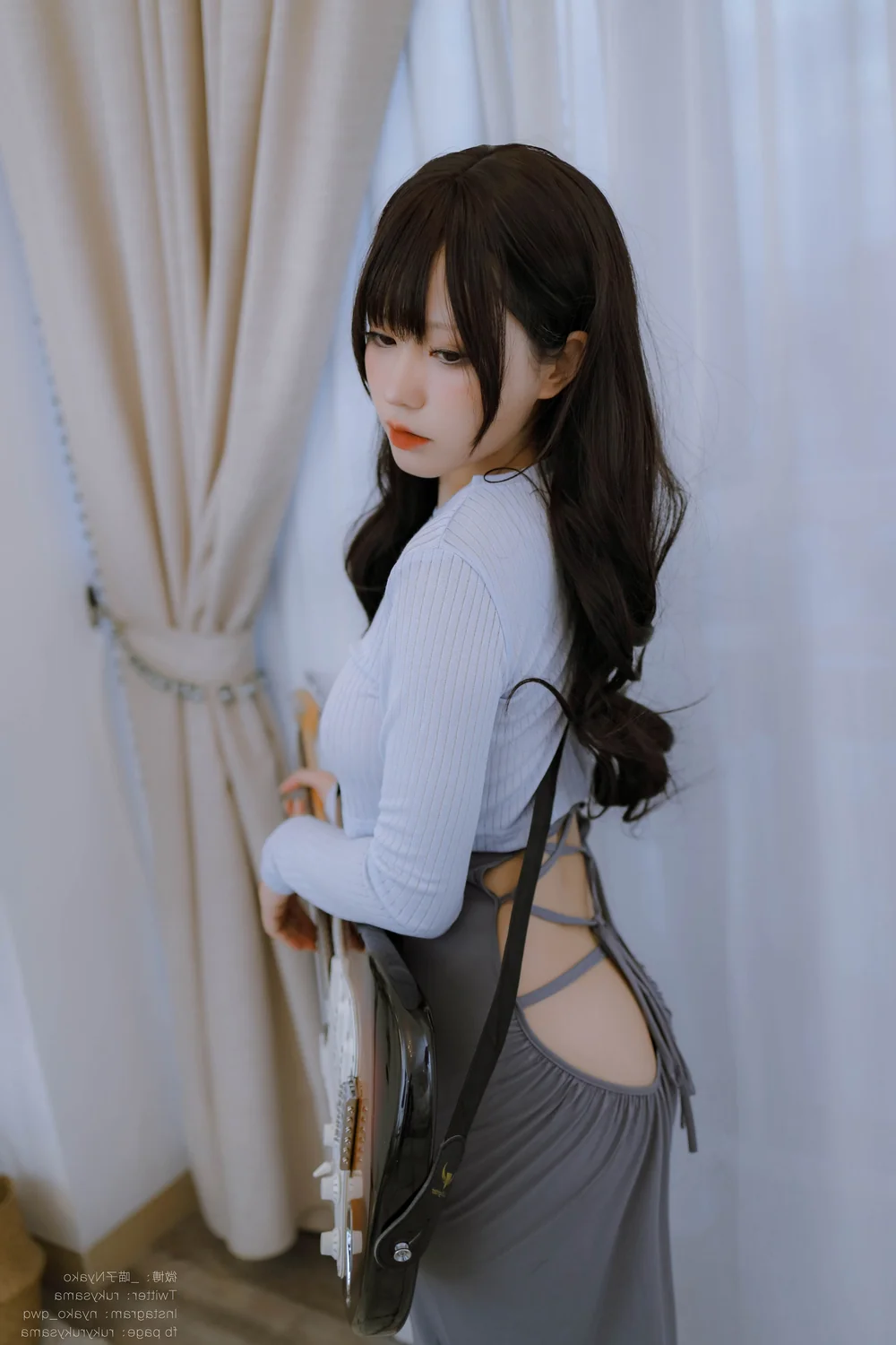 Nyako喵子 NO.077 吉他妹妹 连衣裙[71P1V-713MB]-趣味社