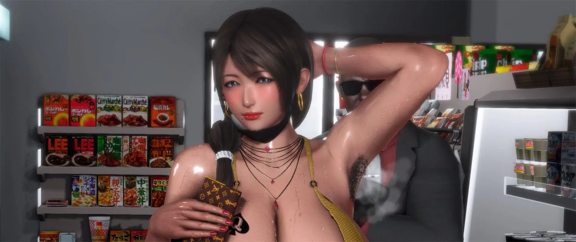 [3D全彩] 人妻露出摄影_雪江+小爱的肉腿写真集 [234P-249MB]-趣味社